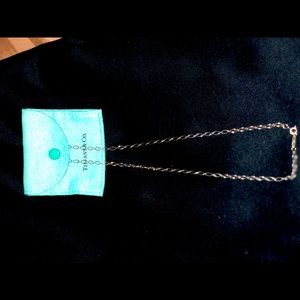 Tiffany silver chain 16 inches good shape worn a couple of times